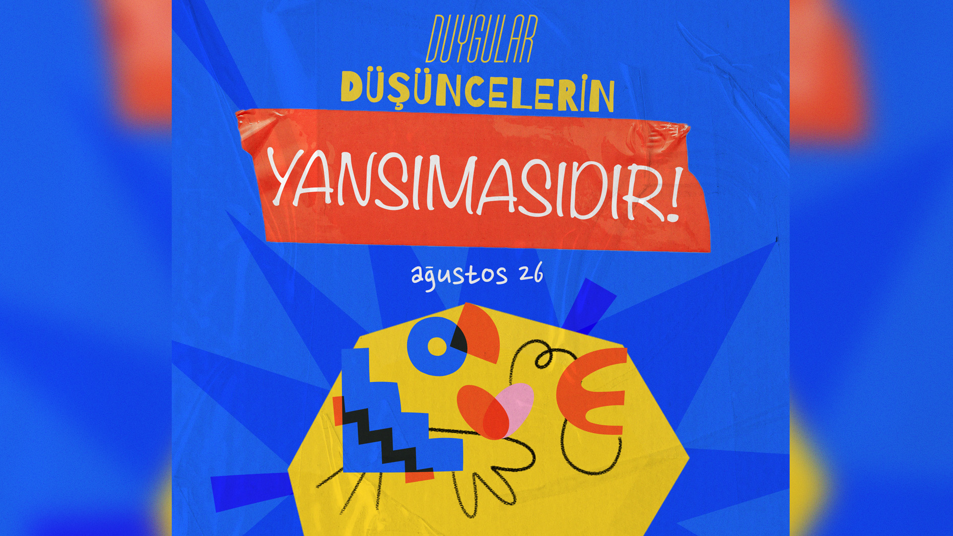 Duygu ve düşünce temalı görsel